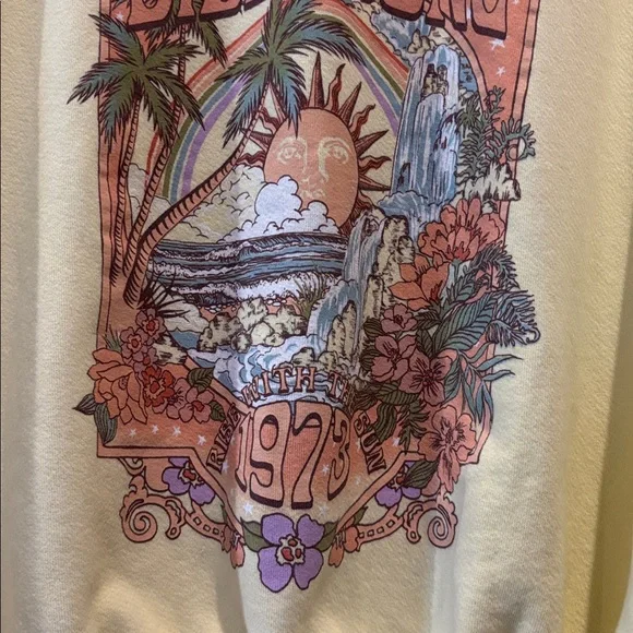BILLABONG WOMENS ALOHA KENDAL PULLOVER CREWNECK SWEATSHIRT Small - Picture 4 of 9